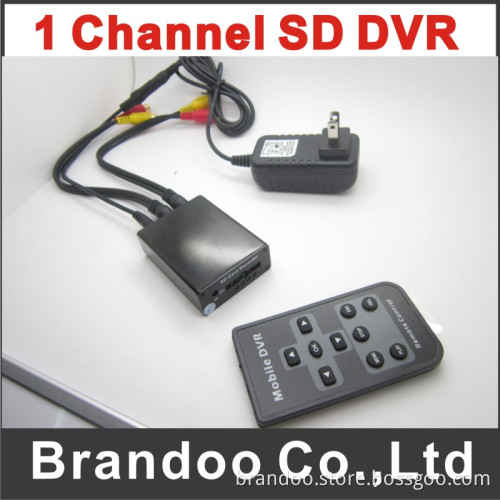 1 Channel CCTV SD DVR, 64GB SD, D1 Resolution, 30f/S, Auto Recording